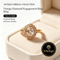 VfwFgd™  Vintage Diamond Engagement Ring
