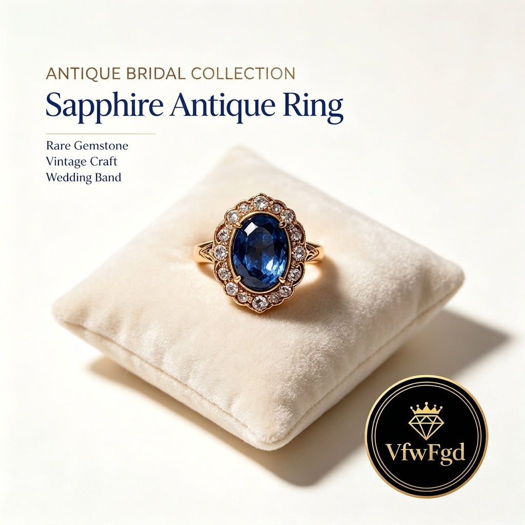 VfwFgd™ Sapphire Antique Ring