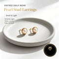 VfwFgd™  Pearl Stud Earrings