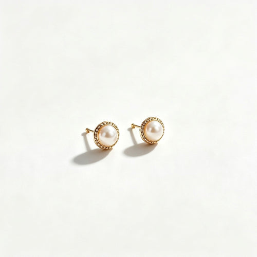 VfwFgd™  Pearl Stud Earrings