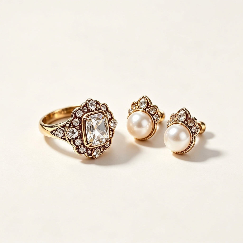 VfwFgd™ Antique Jewelry Set